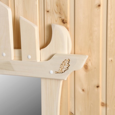 Mirror with a shelf, 80x45 cm-2