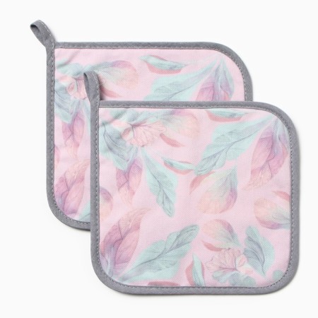 Set of Ethel "Birds" 2 pcs, 19x19cm, sarzha, 100% x/l, Vatin 250g/m2