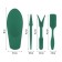 Set of garden tools, 4 items, plastic