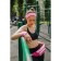 Lightning waist bag, outer pocket, pink color