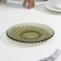 Dessert plate Elica, D = 16 cm, haze, glass