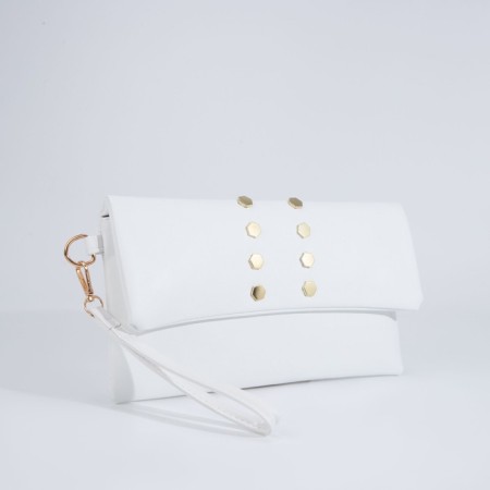Bag-clate on magnets, strap on the wrist, white color-2