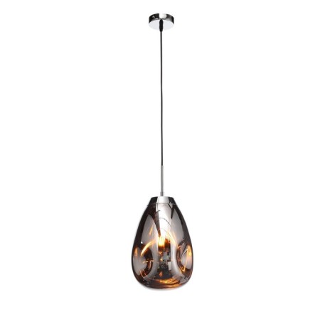 Suspension lamp ST LUCE. SL328.103.01. AEREO. 1x60 watts, E27, 22x22 cm, chromium color