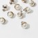 Pearl-suspension “Pearl” Bell 1.7 × 1.4 × 0.7 cm, (set10 pcs.), White color in gold