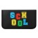 Penal 1 section 115 x 205 x 30 mm, calligrata "School", laminated cardboard