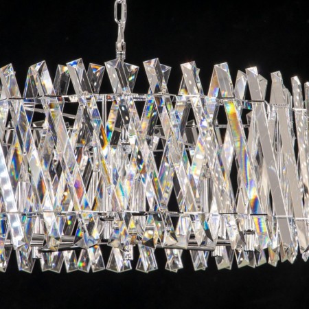 Suspendor Lamp Citilux "Ingvar" CL334281, 60x60x45 cm, 8x60W, E14, Gray Color-16