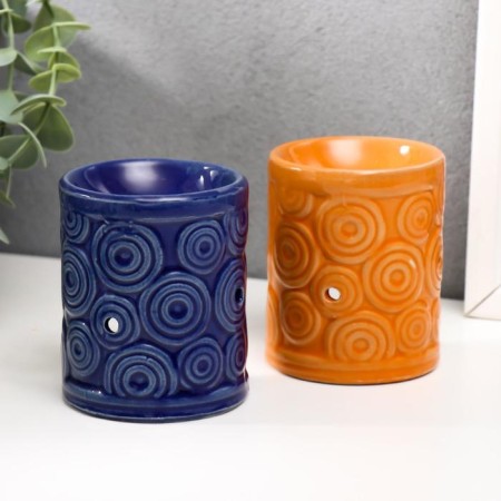 Aroma lamp ceramics "Galaxy" mix 8x6.5x6.5 cm