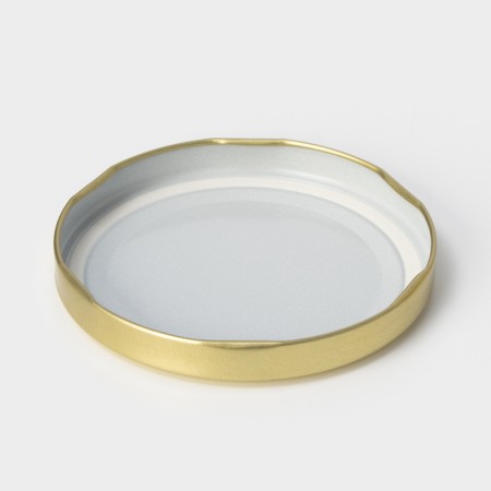 Elabuga cover, TO-100 mm, metal, varnish, gold color-2