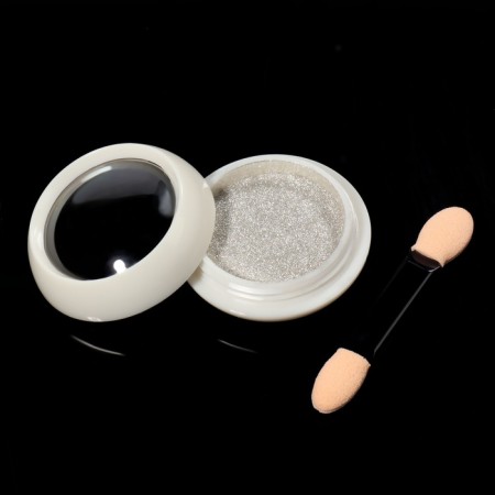 Nail rubbing, with an applicator, color mirror transparent shine-2