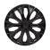 Wheel caps 16 "Voltek", black gloss, carbon, set. 2 pcs