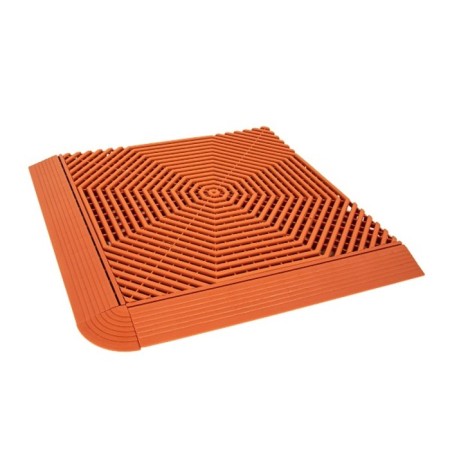 HELEX garden paths, 40 × 40 × 1.8 cm, terracott-1