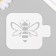 Plastic stencil "bee" 9x9 cm