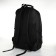 Youth backpack from textiles on lightning, 4 pockets, black/blue color