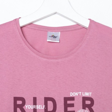 T -shirt male, pink color, size 48-5
