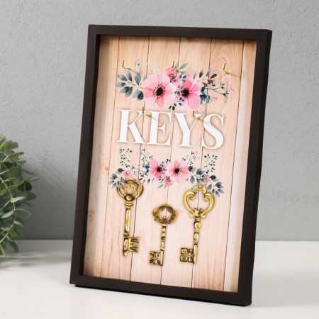 Open Key "Keys" 5 hooks, 23x32 cm-1
