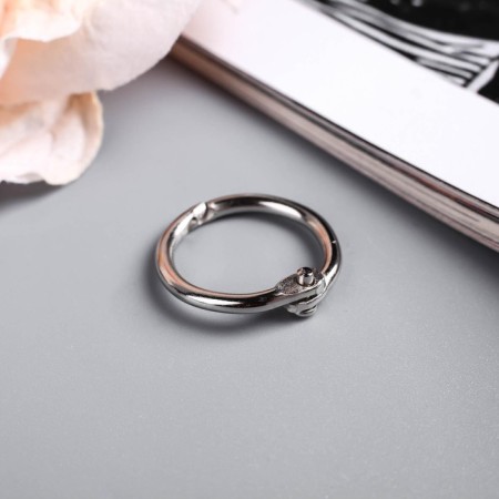 Rings for creativity (photo albums) "silver" int. D = 1.5 cm external. D = 2 cm nr 20 pcs-3