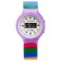 Watch of washing electronic, children's "pea", silicone strap, L-22 cm, purple