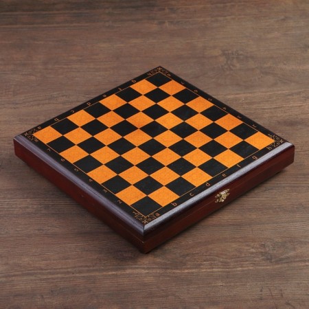 Wooden chess "Dark Classic", 30 x 30 cm, board game, King H-8 cm-3