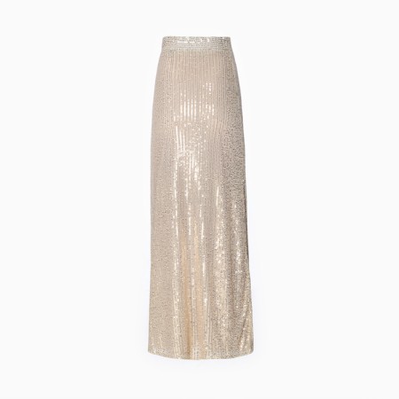 Women's skirt from sequet Mist, p. 48, golden-9