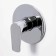 Fixer for the bidet Wasserkraft A06156, with a hygienic shower, a hose 100 cm, brass, chrome