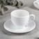 Porcelain tea set, 4 objects: a cup 220 ml, 2 saucers d = 14 cm, white color