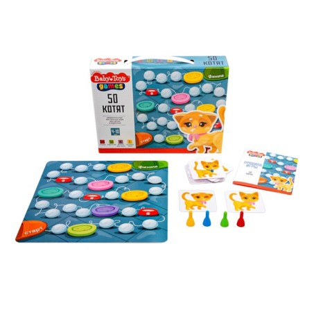 Game table "50 kittens", 2-4 players, 4-10 years old-1