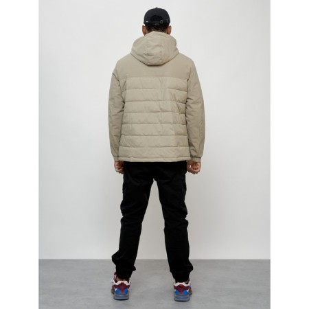 Male spring jacket, size 52, beige color-3