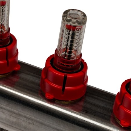 Collector Group Stout SMS 0917 000005, 1 "X3/4", 5 outputs, with consumables, stainless steel. steel-2