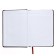 Leduced Diary A5, 160 sheets, attomex.croco, hard -skinned artificial leather cover with foam rubber, liesse, block 70 g/m2, brown