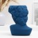 Kashpo - Vase "David's head" Blue, 22*16*14 cm