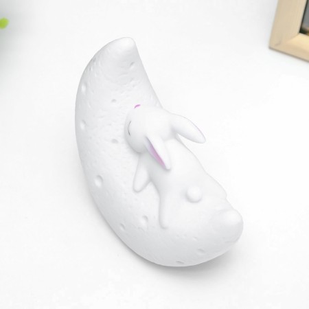 Nightmare "Bunny on the Moon" LED from batteries white 13.5x10 cm-4