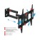 Arm Media PT-15, up to 35 kg, 32-55 ", wall-mounted, turn and tilt, black