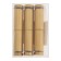 Remote holder for plates, 16x40 mm, color gold, set 6 pcs.