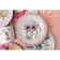 Plate Ceramic Daula "Cat", d = 17.5 cm, white color