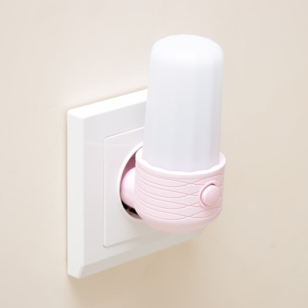 Dink's nightlight LED 1W white-pink 4.5x6x9 cm Risalux-3