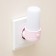 Dink's nightlight LED 1W white-pink 4.5x6x9 cm Risalux