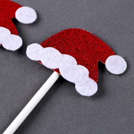 A set for decorating the New Year cake, in a set of 4 pcs.-1