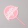Topper "Happy Birthday", pink, give beautifully