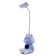 Table lamp "Kitten" Led 2 W USB AKB Blue 8x8.5x28 cm Risalux