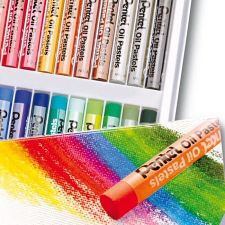Oil pastel, 36 colors, Pentel, 8/60 mm, in cardboard-5