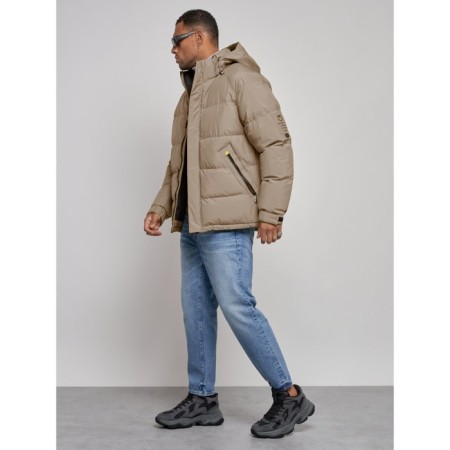 Sports Bologna male winter, size 50, beige color-1