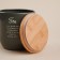 SL Home tea can, 9.5 × 14 cm, gray color, with a bamboo lid
