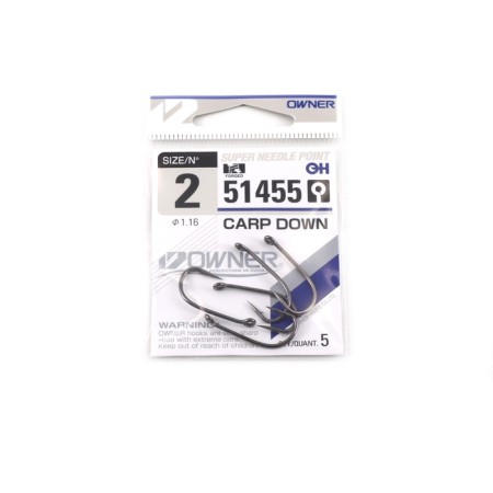 The hook Owner Carp Down BC No. 2, 5 pcs.