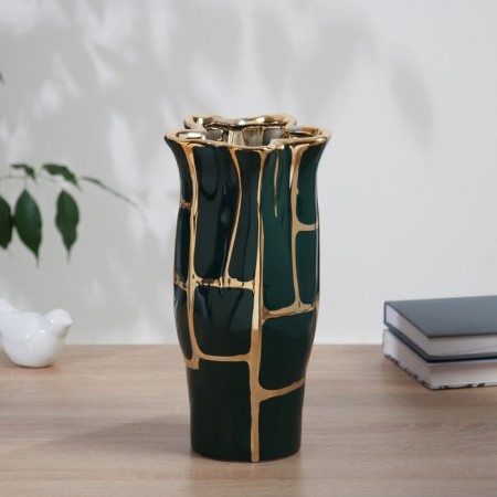 VAZ Coramics Table "Benz" net, 26.5x12 cm, green