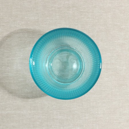 Low glass glass "Concept Straypi", 250 ml, turquoise color-4