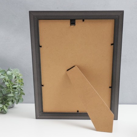 Photo frame Plastic format A4 "Golden petals of chamomile" black 34.2x25.5 cm-3