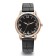 Women's watch, D-3.4 cm, black strap