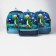 Children's backpack on a zipper, 1 outer pocket, insert mix, blue color