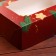 Folding box with the window "Happy New Year!", 25 x 15 x 7 cm