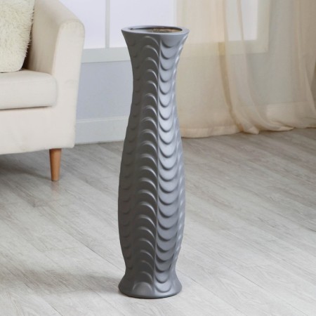 VAZA Keramics Floor "Sedar" wave, 17x75 cm, gray